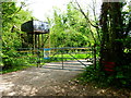 Water tower and gate at Sutton Park