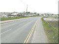 Looking north-northeast along Point Clear Road