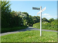 Country lane junction