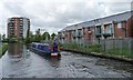 Narrowboat heading west, Ashton Canal