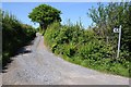 Track and footpath to Tircoch