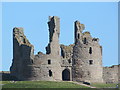 NU2521 : Dunstanburgh Castle Entrance by N Chadwick