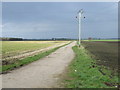 Farm track (footpath) near Barn House Farm