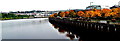 Derry - Peace Bridge - Panoramic Downstream View