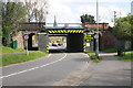 SK9036 : Barrowby Road railway bridge by Roger Templeman