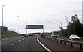 M77 south approaching railway crossing