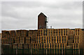 Pallets by the Trent and Mersey Canal