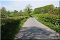 Country road south of Llandovery