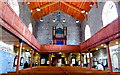 G6742 : County Sligo - St. Columbaâs Church of Ireland Interior -  Narthex & Organ Pipes by Suzanne Mischyshyn