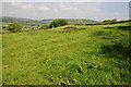 Farmland above the Twyi valley