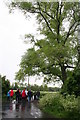 Lincolnshire Wolds Walking Festival: leaving Church Lane