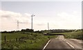 Windy road near Towncroft Farm