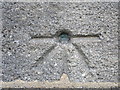 Ordnance Survey Cut Mark with Bolt