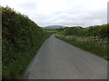 Looking south towards Church Hill Cross