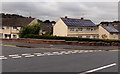 Solar panels on Monnow Way houses, Bettws, Newport