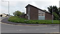 West side of a long derelict church building in Bettws, Newport