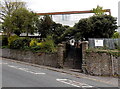 Steps up to Mount Pleasant Campus, Swansea