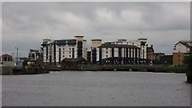 NT2776 : Apartment blocks overlooking the docks, Leith by Graham Robson