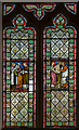 Stained glass window, Ss George & Lawrence church, Springthorpe