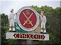 Village sign (detail), Thaxted