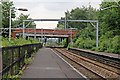 The view towards Manchester, Eccles railway station