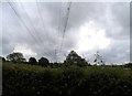 Power lines near Robinhood End