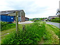 Buildings and road at Lower Farm