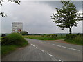 Approaching de Bathe Cross, in the layby