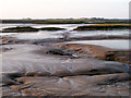 TL8902 : Evening mud, Mundon Creek by Robin Webster