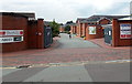 Entrance to Abbey Lawn offices, Shrewsbury