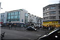 Looking across Notting Hill Gate