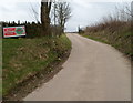 Access road to the clay target shooting ground,  Mynyddislwyn