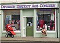 A charity shop in Macduff