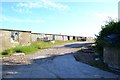 Sheds and a drive, Tideford Park Farm