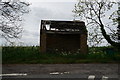 Derelict bus shelter on the A40