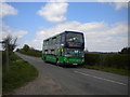 Bus on Rempstone Road south of East Leake