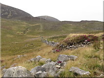 J2923 : The Mourne Wall descending towards the Banns Road by Eric Jones