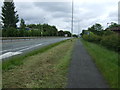 Path beside the East Lancashire Road (A580)