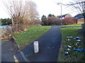 Path to the west side of Filton Abbey Wood railway station