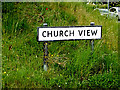 Church View sign