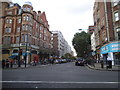 Queensway at the junction of Bayswater Road