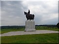 NS7990 : Mounted statue of Robert the Bruce by Stanley Howe