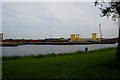 Wind Turbine Factory on the banks of the Tees