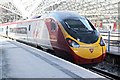 Virgin Class 390, 390047 "CLIC Sargent", Liverpool Lime Street railway station