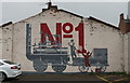 NZ4419 : The Locomotion mural in Bishop Street carpark by Ian S