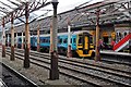 SJ7154 : Arriva Trains Wales, Class 158, 158832, Crewe railway station by El Pollock