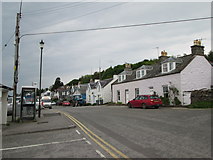 NX8354 : Cottages  on  the  front  at  Kippford by Martin Dawes