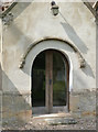 Church of St Swithin, Kirklington - South porch