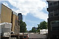 View of Tower 42 and the Walkie Talkie building from South Place