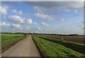 The lane to Crowle.